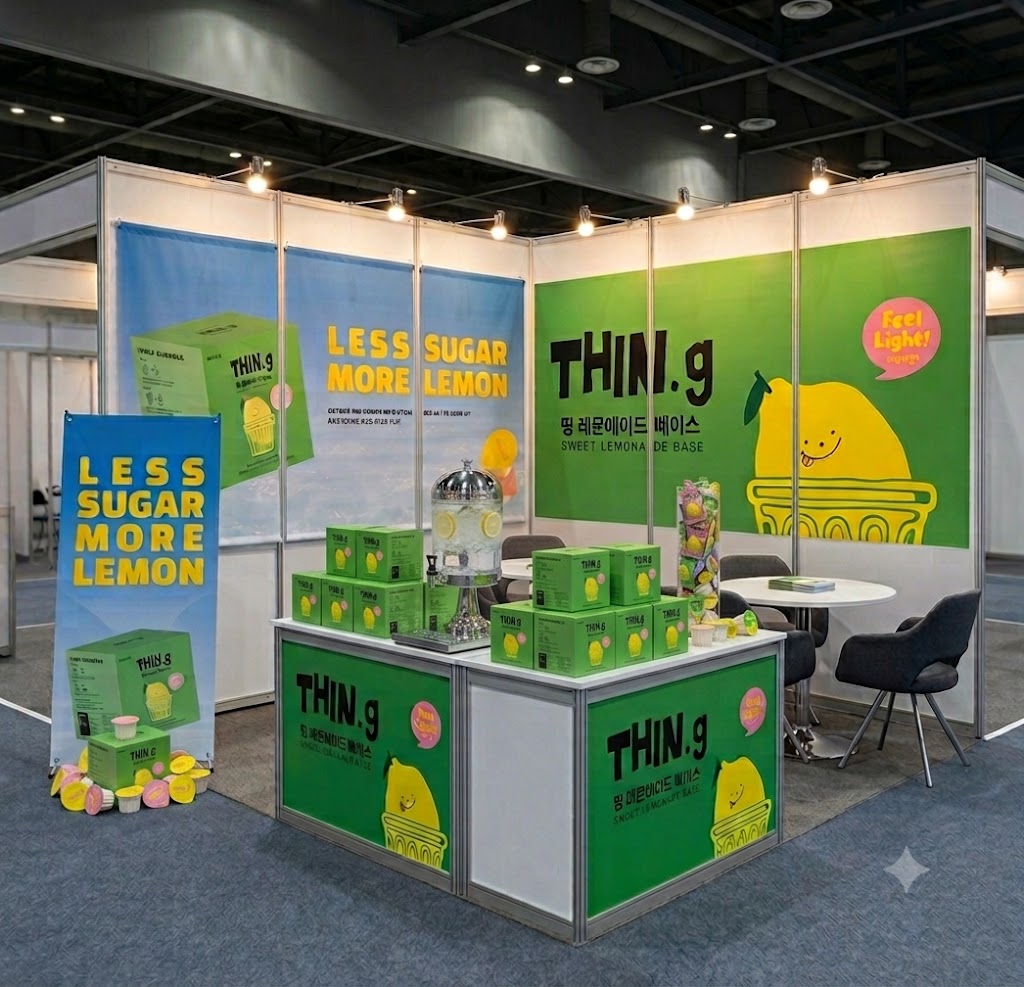 비건페어 코엑스 THIN.g 부스 예상도